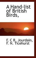 A Hand-list of British Birds, 1022167235 Book Cover