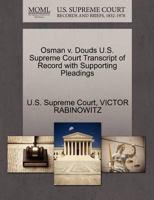 Osman v. Douds U.S. Supreme Court Transcript of Record with Supporting Pleadings 1270360310 Book Cover