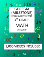4th Grade GEORGIA MILESTONE, 2019 MATH, Test Prep: : 4th Grade GEORGIA MILESTONE 2019 MATH Test Prep/Study Guide 1727024931 Book Cover