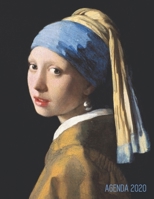 Ragazza con l'Orecchino di Perla Agenda 2020: Jan Vermeer (Ragazza col Turbante) Pianificatore Annuale 2020 Pittore Olandese Da Gennaio a Dicembre (12 Mesi) Agenda Giornaliera Organizer & Diario 1678317497 Book Cover