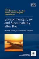 Environmental Law and Sustainability After Rio 0857932241 Book Cover