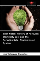 Brief Notes: History of Peruvian Electricity Law and the Peruvian Sub - Transmission System 6203629200 Book Cover