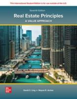 ISE Real Estate Principles: A Value Approach 1266284966 Book Cover
