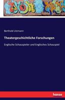 Theatergeschichtliche Forschungen 3743608502 Book Cover