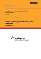 Pr�senz und Strategien von Auslandsbanken in Russland 3656082952 Book Cover
