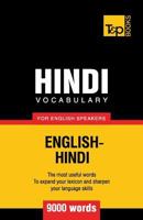 Hindi Vocabulary for English Speakers - 9000 Words 1786165384 Book Cover