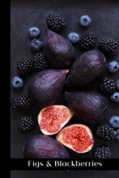 figs & blackberries: small lined Figs Notebook / Travel Journal to write in (6'' x 9'') 120 pages 1693528118 Book Cover