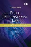 Public International Law: Contemporary Principles and Perspectives 0857939556 Book Cover