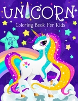 Unicorn coloring book for kids: A Cute and fun Unicorns Designs for kids | best Gift for Ages 4-8|. B08TZ7HL33 Book Cover