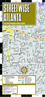 Streetwise Atlanta Map: Laminated City Center Map of Atlanta, Georgia 2067238809 Book Cover