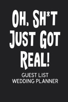 Oh, Sh*t Just Got Real! Guest List Wedding Planner 1677257415 Book Cover