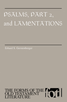 Psalms, Part 2 and Lamentations 0802804888 Book Cover