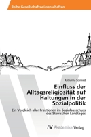 Einfluss der Alltagsreligiosität auf Haltungen in der Sozialpolitik 3639404378 Book Cover