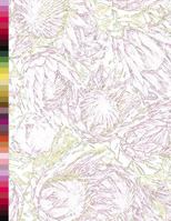 Color the Cover 12 Month Gratitude Planner Journal with Prompts and Coloring Pages: Protea Coloring Monthly Gratitude, Intention, and Affirmation Journal Planner 1958591033 Book Cover