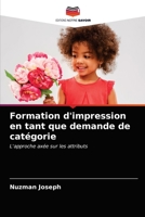 Formation d'impression en tant que demande de catégorie: L'approche axée sur les attributs 6203333190 Book Cover