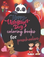 valentine's day coloring book for preschoolers B0BSFYR2YH Book Cover