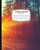 Journal Goods Sketchbook: Sunshine Forest Design, 7.5 X 9.25, 160 Pages for Sketching, Drawing, Writing and More, Features Conversion Chart, Unique Gift Sketchbook Journal 1530795095 Book Cover