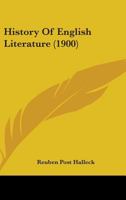 History of English Literature 1164107038 Book Cover