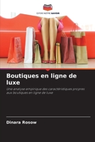 Boutiques en ligne de luxe (French Edition) 6209786545 Book Cover