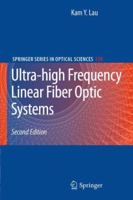 Ultra-high Frequency Linear Fiber Optic Systems 3642268218 Book Cover