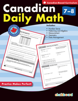 Canadian Daily Math Grades 7-8 1897514182 Book Cover