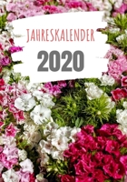 Jahresplaner 2020: Terminkalender 2020 - 366 Seiten (liniert) - Jeder Tag eine Seite - Tagebuch, Haushaltsbuch, Schreibheft, Büro, Notizen, Taschenbuch (German Edition) 1660454654 Book Cover