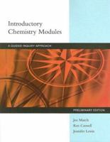 Introductory Chemistry Modules: A Guided Inquiry Approach, Preliminary Edition 0618854789 Book Cover