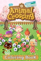 Animal Crossing New Horizons Coloring Book: Jumbo Coloring Books for Kids with Over 50 Funny Design B08GFXQCNK Book Cover
