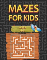 Mazes For Kids Ages 4-8: Medium-Hard With Butterfly Activity Mazes Book for Kids Boys and Girls B08D4VRRBT Book Cover