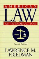 American Law: An Introduction 0393018903 Book Cover
