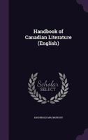 Handbook of Canadian Literature 1147848661 Book Cover