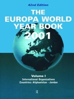 Europa World Year Bk 2001 V1 1857430980 Book Cover