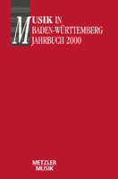 Musik in Baden-Württemberg: Jahrbuch 2000 / Band 7 347601794X Book Cover