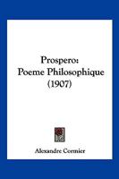 Prospero: Poème Philosophique 2019243555 Book Cover