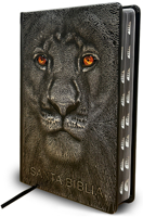 RVR 1960 Handy Size Lion 3D Silver with Thumb Index (Spanish Edition) B0GJ45H391 Book Cover