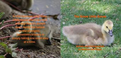The Brave Little Goose: Stay on your own path and you will find your own Brave B0GTMJQ9J2 Book Cover
