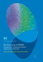 The Discourse of ADHD: Perspectives on Attention Deficit Hyperactivity Disorder 3030093832 Book Cover