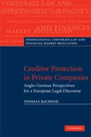 Creditor Protection in Private Companies 0521895383 Book Cover