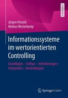 Informationssysteme Im Wertorientierten Controlling: Grundlagen - Aufbau - Anforderungen - Integration - Anwendungen 365812377X Book Cover