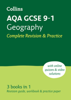 AQA GCSE 9-1 Geography Complete Revision  Practice: Ideal for home learning, 2023 and 2024 exams 0008535000 Book Cover