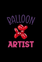 Balloon Artist: Notebook Journal Composition Blank Lined Diary Notepad 120 Pages Paperback Black Solid Balloon 1712306510 Book Cover