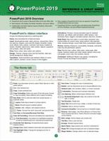 PowerPoint 2019 Reference and Cheat Sheet: The unofficial cheat sheet reference for Microsoft PowerPoint 2019 1641880287 Book Cover
