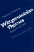 Wittgensteinian Themes: Essays, 1978-89 0801483816 Book Cover