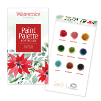 Watercolor the Easy Way Paint Palette Portfolio Christmas: 9 Premium Paint Dots 0764372688 Book Cover