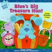 Blue's Big Treasure Hunt with Poster (Blue's Clues (Simon & Schuster Paperback)) 0689825404 Book Cover
