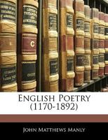 English Poetry 1345481160 Book Cover