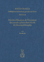 Nicolaus Rheginus ALS Ubersetzer Der Pseudo-Galenischen Schrift de Historia Philosopha: Ein Beitrag Zur Lateinischen Uberlieferung Des Corpus Galenicu 3954901951 Book Cover