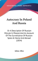 Autocrasy in Poland and Russia 1241073813 Book Cover