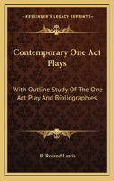 Contemporary One Act Plays 1014898374 Book Cover
