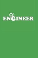 Engineer: Das handliche leere dot grid Notizbuch f�r Ingenieure - 120 Seiten in ca. A5 Softcover - Perfekt als Tagbuch f�r die Schule, Arbeit, Studium oder als Geschenkidee zum Geburtstag, Ostern oder 1079111336 Book Cover